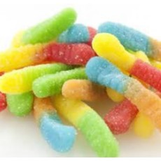 Sour Neon Worms Sour Neon Worms